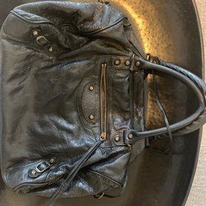 Black Balenciaga Calfskin Bag